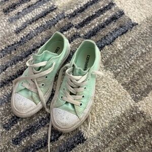 Converse Kids' Light Green Sneakers